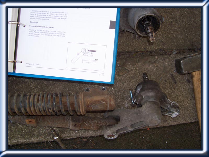 Montage Gabel Piaggio SKR Quatz in Sfera NSL RST