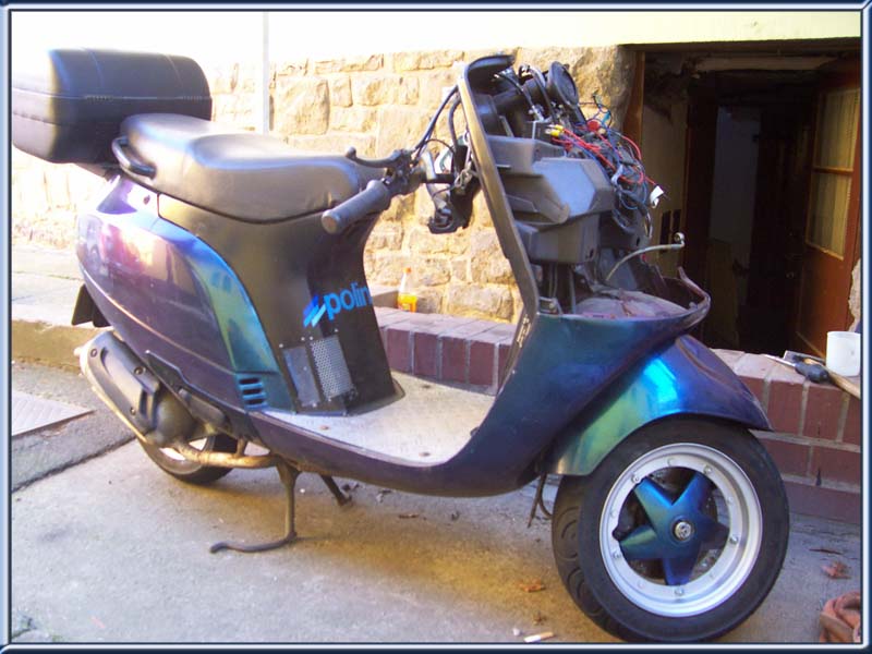 Montage Gabel Piaggio SKR Quatz in Sfera NSL RST