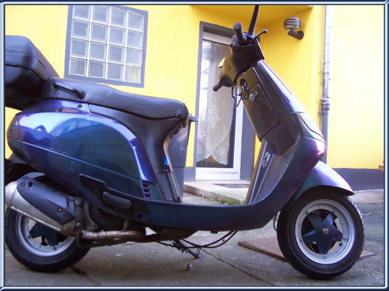 Montage Gabel Piaggio SKR Quatz in Sfera NSL RST