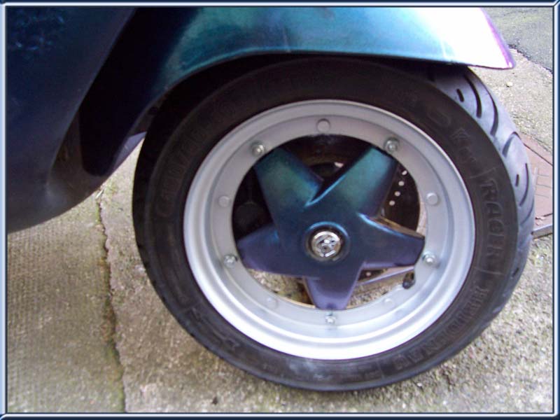 Montage Gabel Piaggio SKR Quatz in Sfera NSL RST