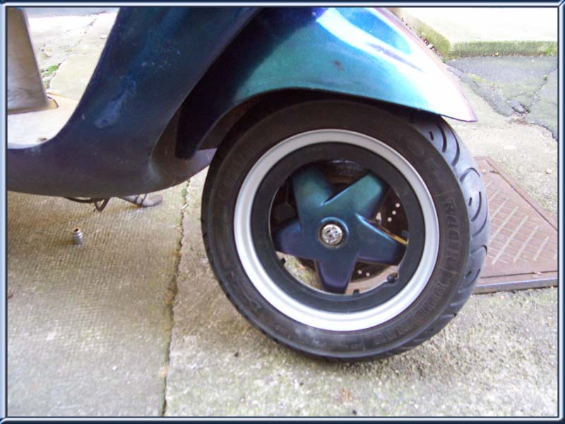 Montage Gabel Piaggio SKR Quatz in Sfera NSL RST