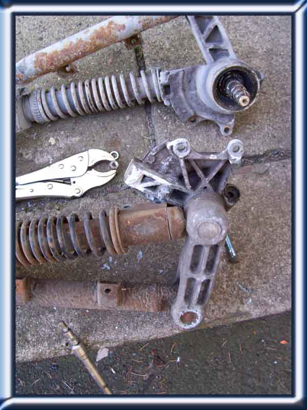 Montage Gabel Piaggio SKR Quatz in Sfera NSL RST