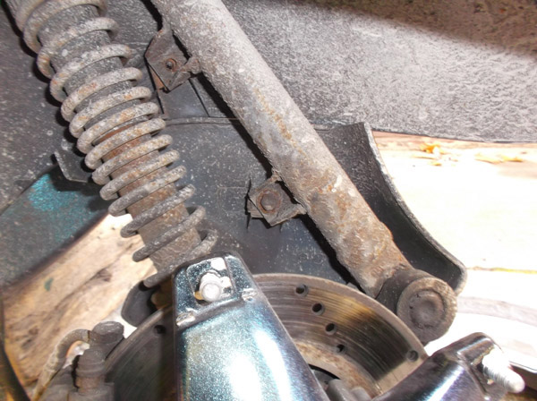 Stoßdämpferfederwechsel Piaggio