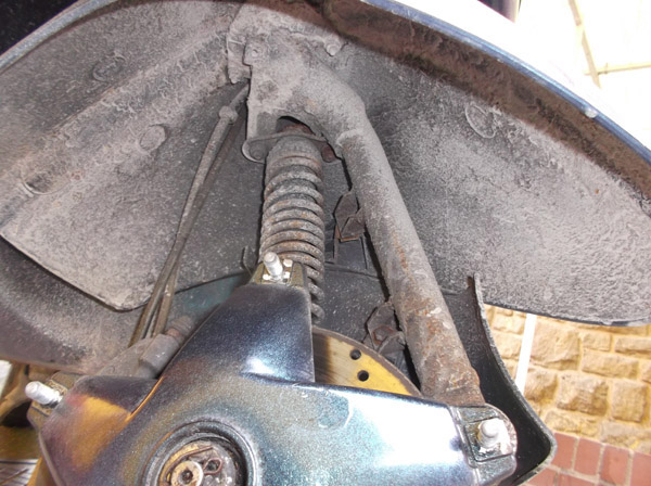 Stoßdämpferfederwechsel Piaggio