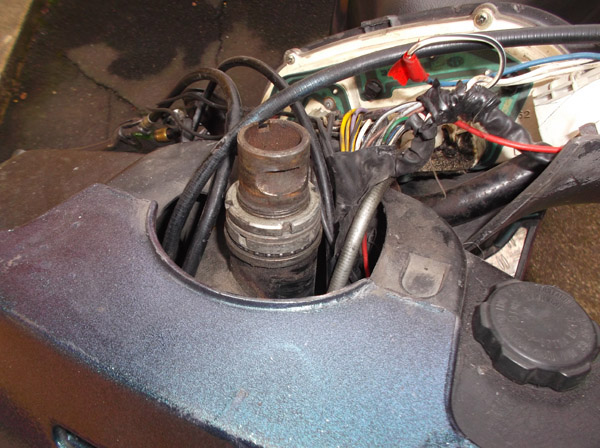 Stoßdämpferfederwechsel Piaggio