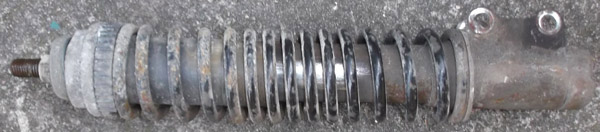 Stoßdämpferfederwechsel Piaggio