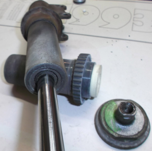 Stoßdämpferfederwechsel Piaggio