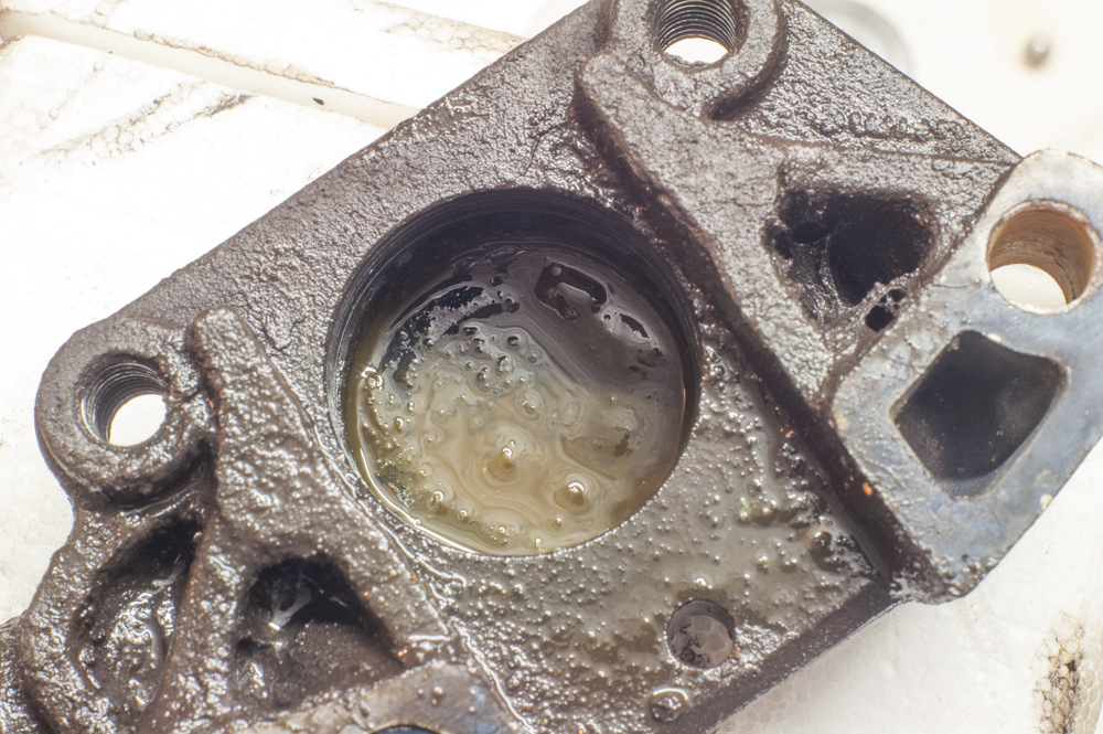 Piaggio Sfera Bremszange zerlegt reinigen