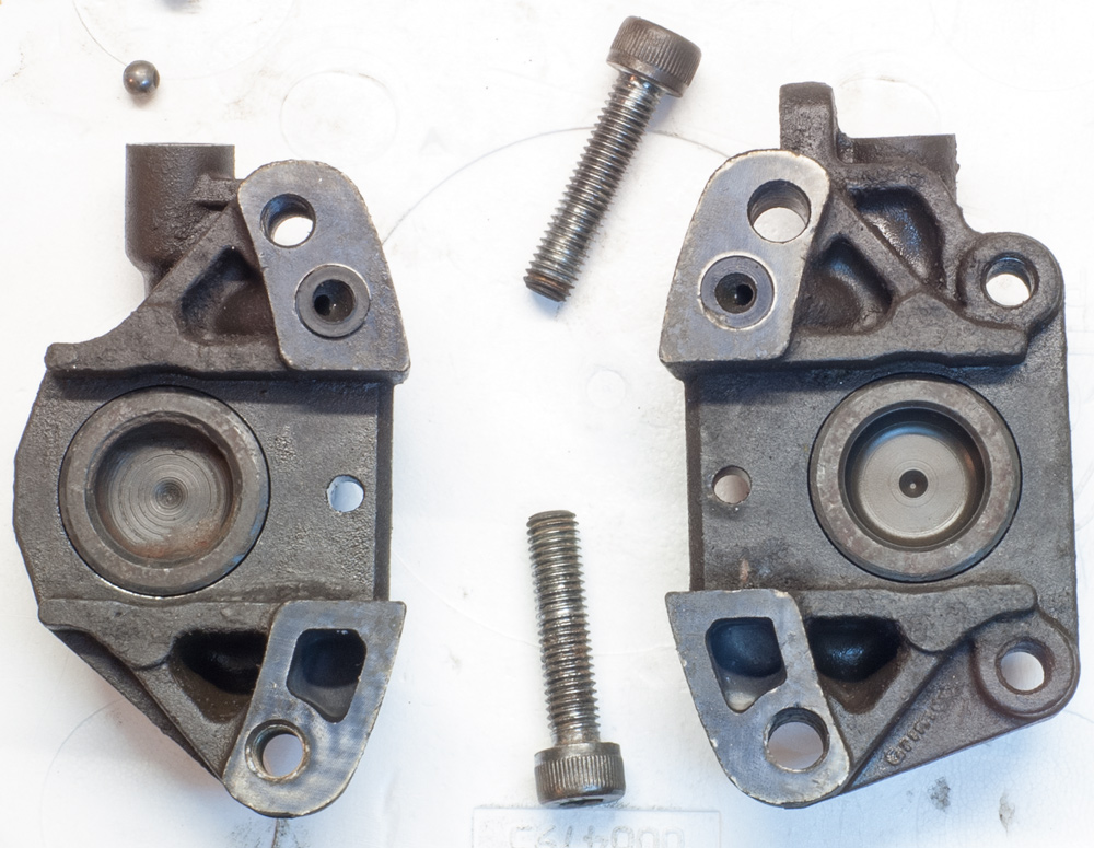 Piaggio Sfera Bremszange zerlegt reinigen