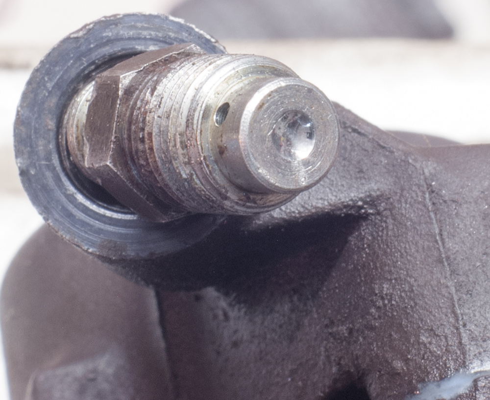 Piaggio Sfera Bremszange zerlegt reinigen