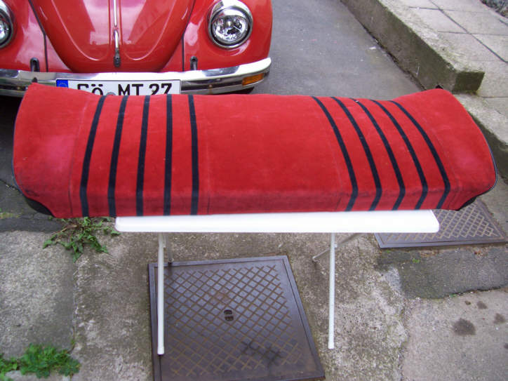 Tausch vom Sitzbankbezug