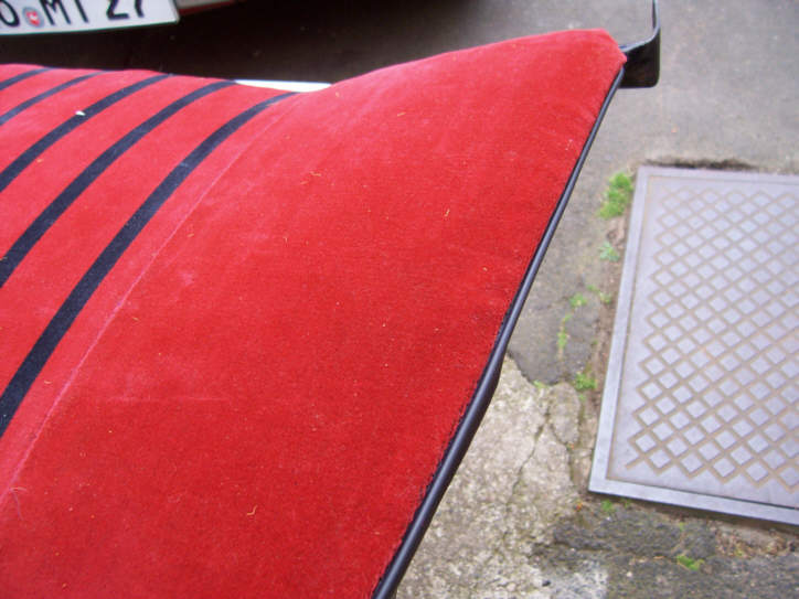 Tausch vom Sitzbankbezug