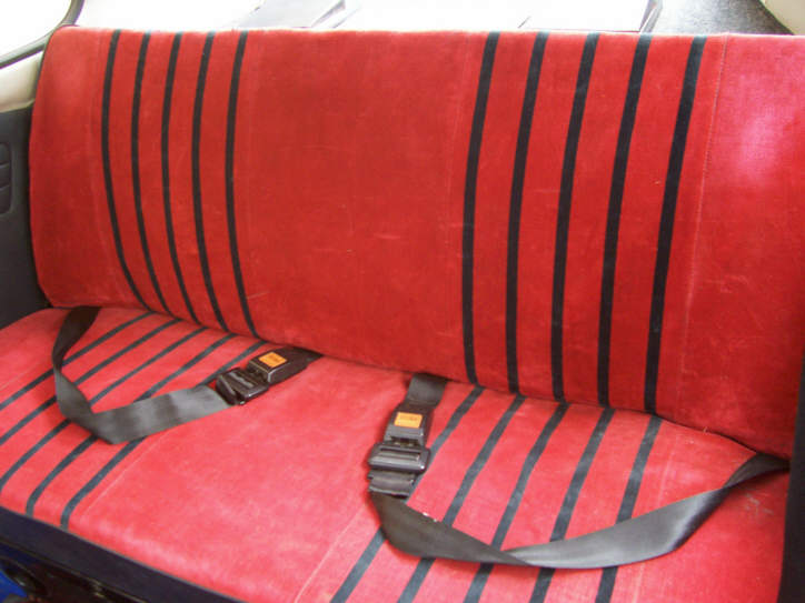 Tausch vom Sitzbankbezug