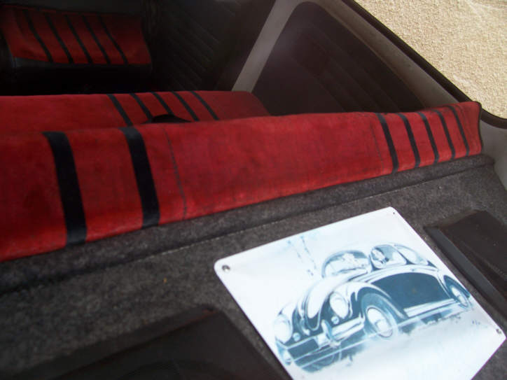 Tausch vom Sitzbankbezug