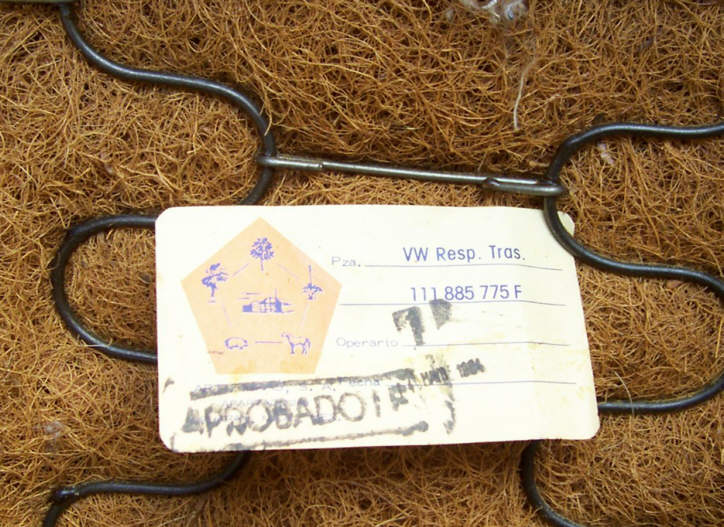 Tausch vom Sitzbankbezug