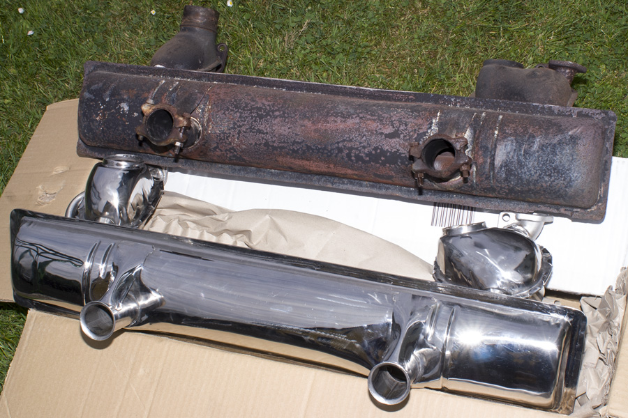 Kaefer Samtrot Endtopf aus Edelstahl Rostfrei