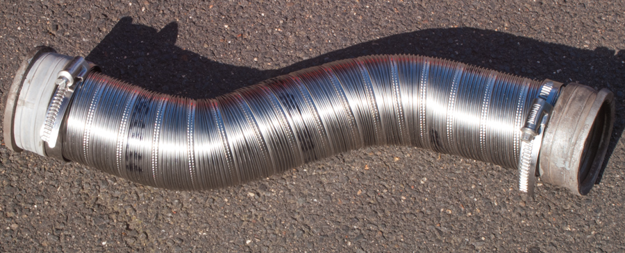 Kaefer Samtrot Heizschlaeuche aus Edelstahl Rostfrei