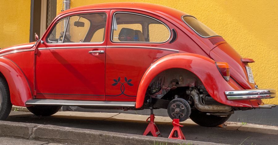 Kaefer Samtrot Bilstein Stossdaempfer