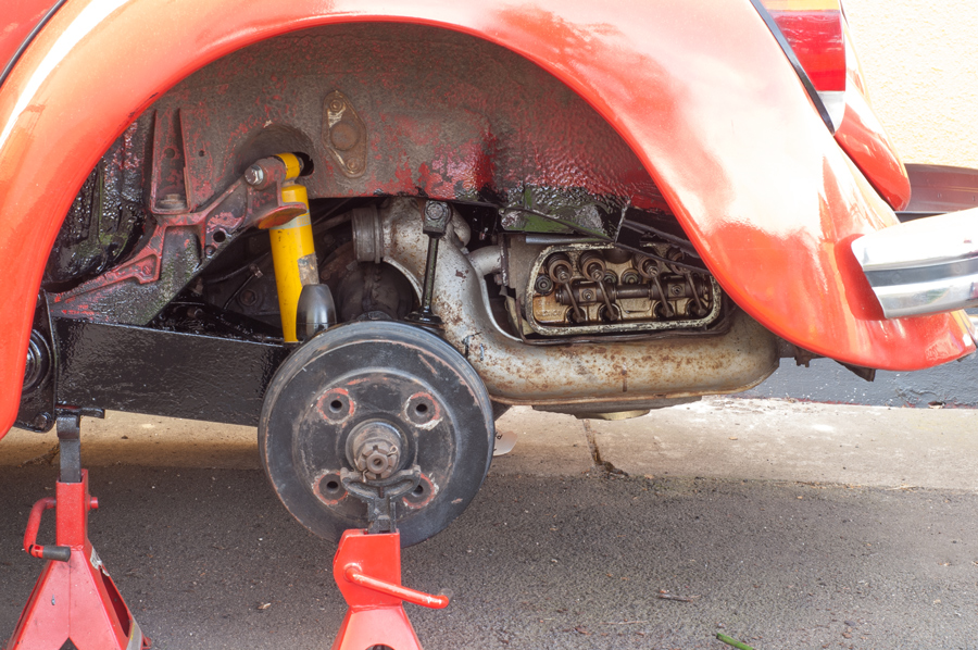 Kaefer Samtrot Bilstein Stossdaempfer