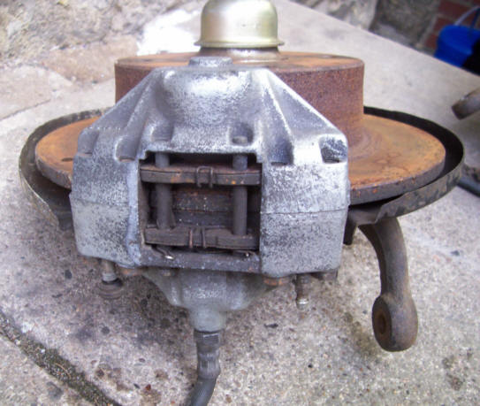 Scheibenbremse im Kaefer