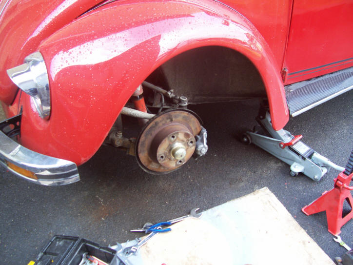 Scheibenbremse im Kaefer