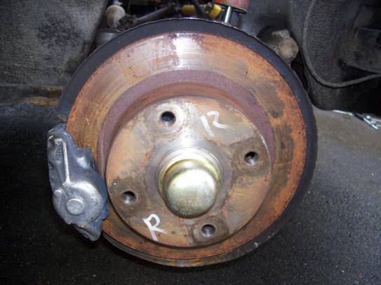 Scheibenbremse im Kaefer