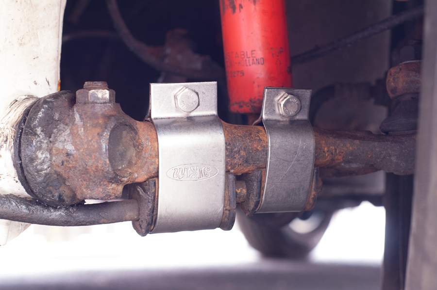 Edelstahl Schellen Kaefer Stabi Frontstabi Samtrot