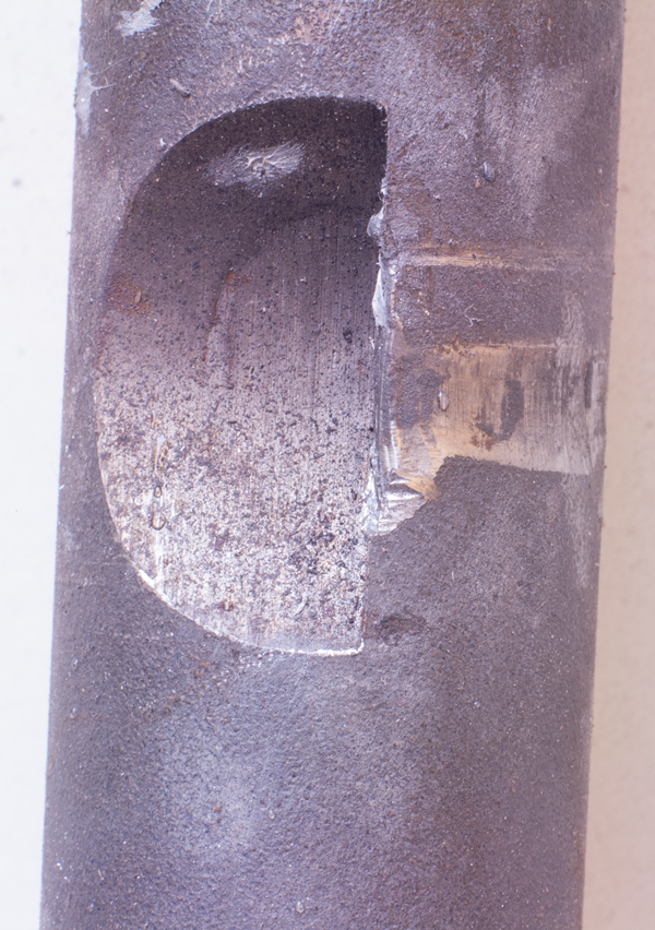 Diebstahlschaden bei einer Piaggio Sfera RST Gabel