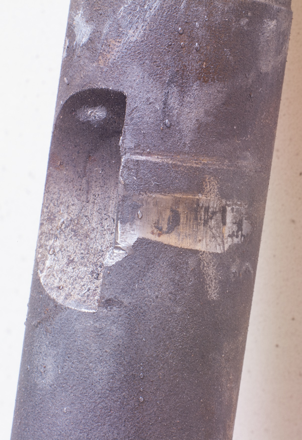 Diebstahlschaden bei einer Piaggio Sfera RST Gabel