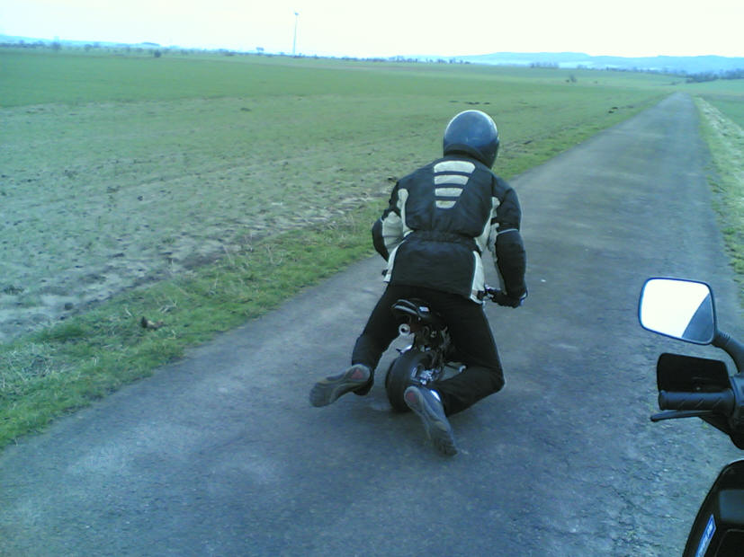 Minibike Testfahrt