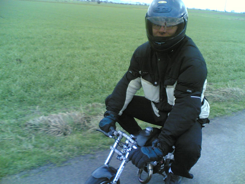 Minibike Testfahrt