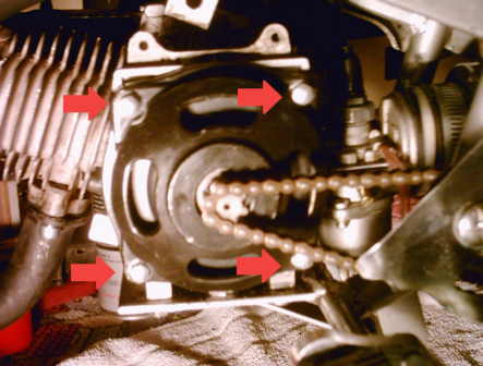 Minibike Kupplung demontieren 