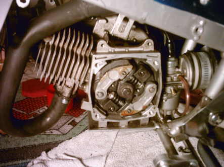 Minibike Kupplung demontieren 