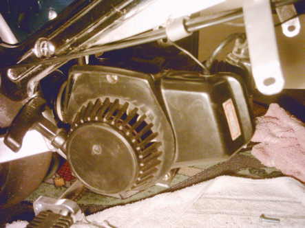 Minibike Zylinder demontieren 