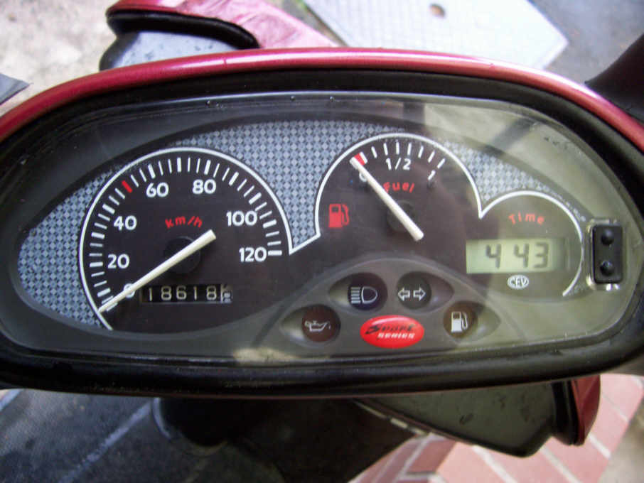 PIAGGIO TPH Tacho an Sfera