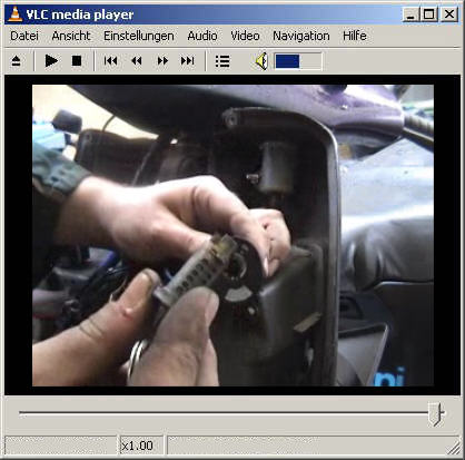 Videoanleitung Kompression testen